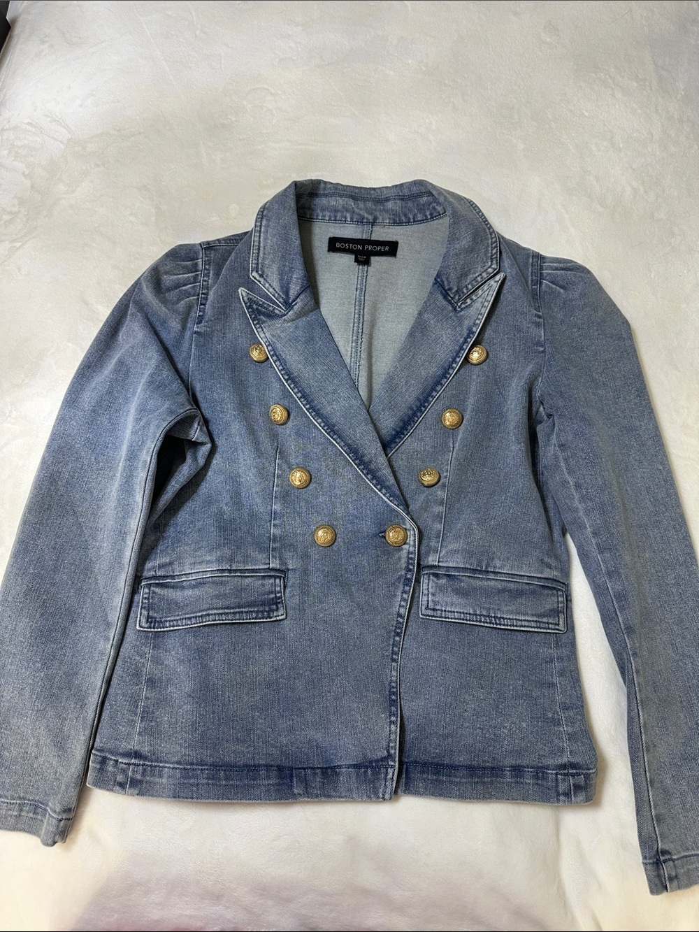 Boston Proper Denim Blazer
